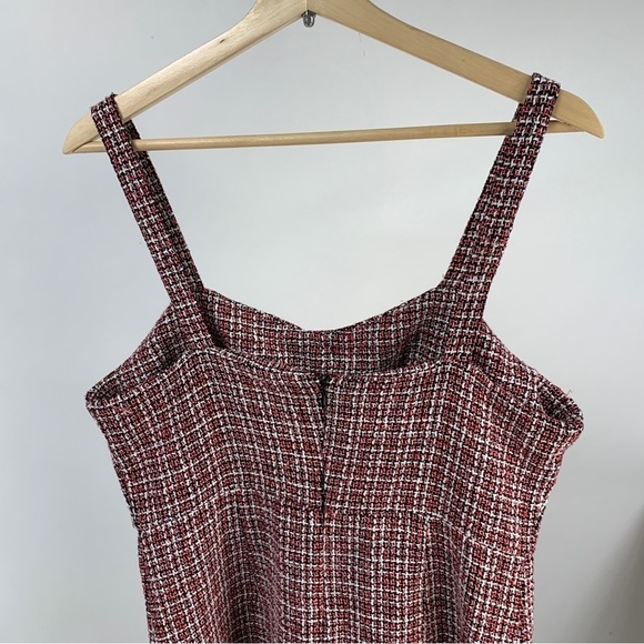 Shein Tweed Clueless Button Fitted Mini Dress Large L - Picture 3 of 8